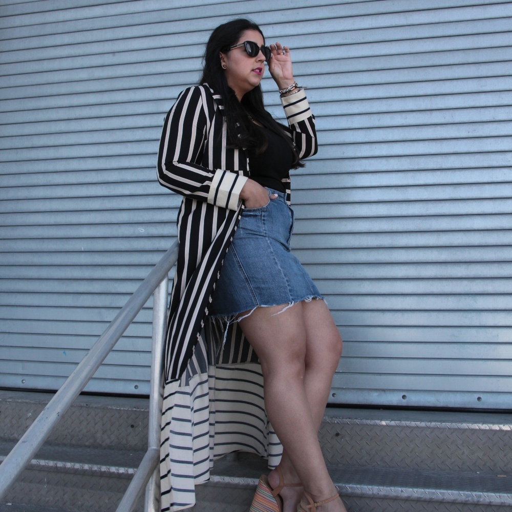 Stripped cape
